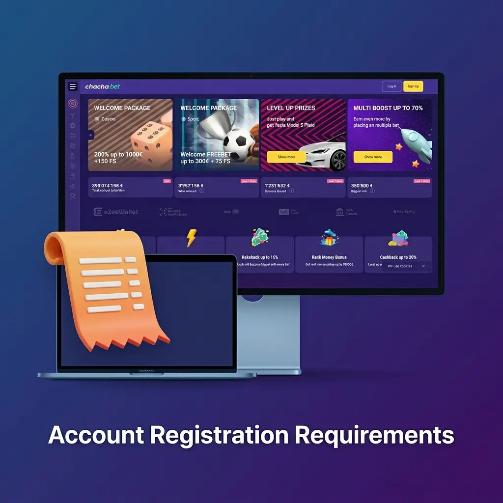 Chachabet account registration requirements for Netherlands players including age limit, ID verification, and self-exclusion rules