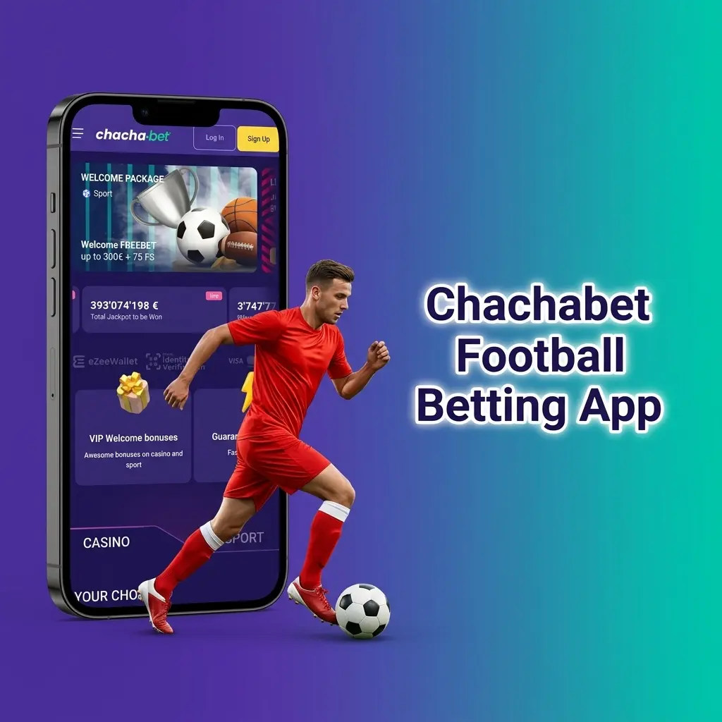 Chachabet football betting app on Android and iOS smartphone showing live odds and match markets
