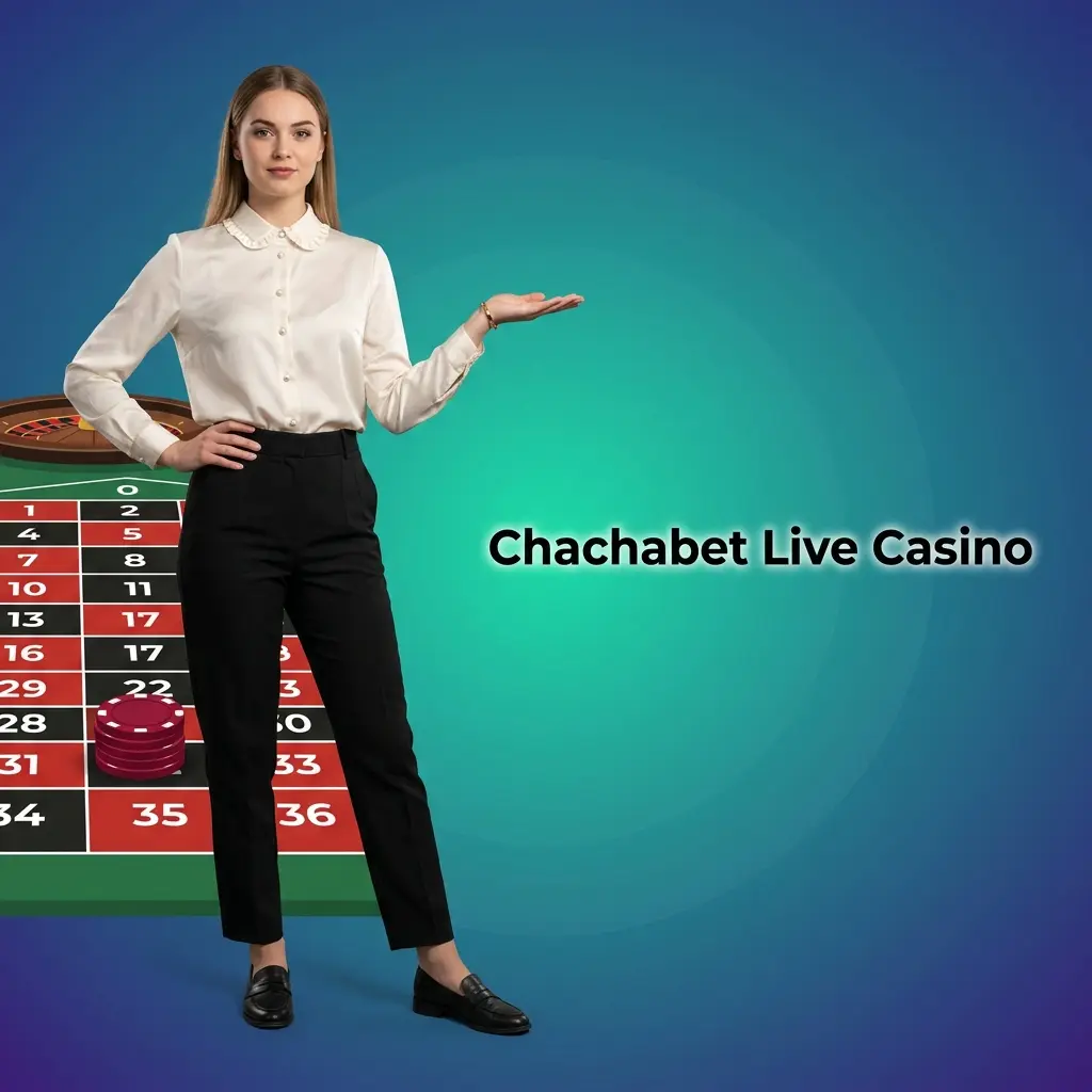 Professional live casino dealers at Chachabet streaming HD blackjack, roulette, baccarat, and game shows in real time