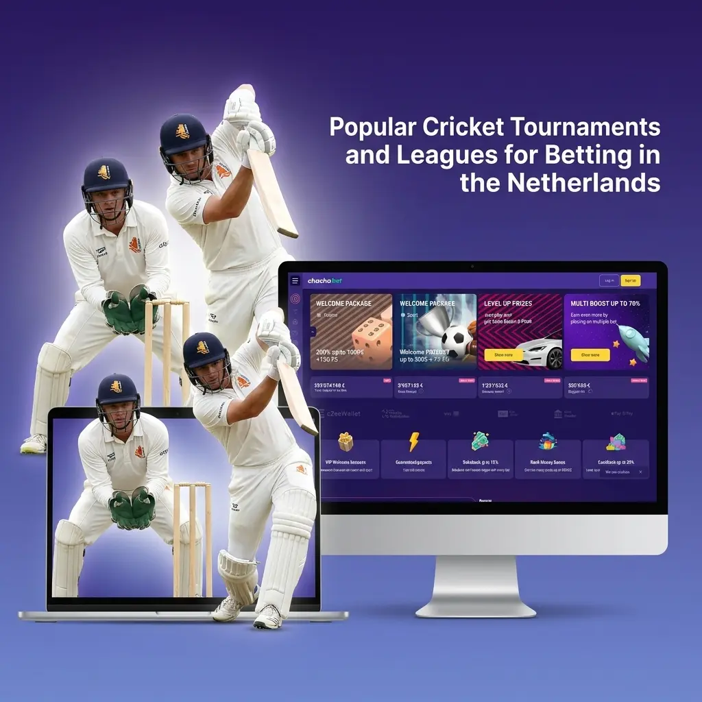 Popular cricket tournaments and leagues for betting in the Netherlands including ICC World Cup, IPL, and The Ashes
