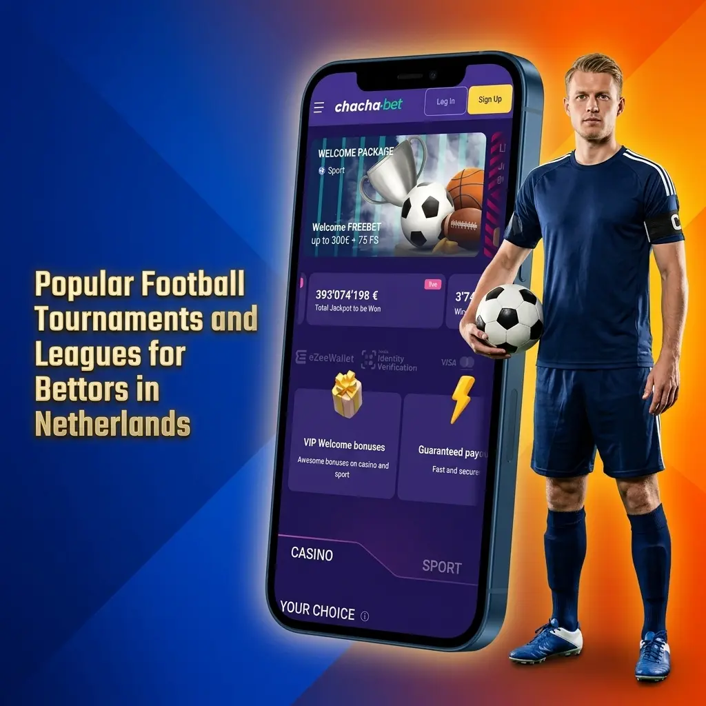 Football tournaments and leagues for bettors in Netherlands including Eredivisie, Champions League, and World Cup