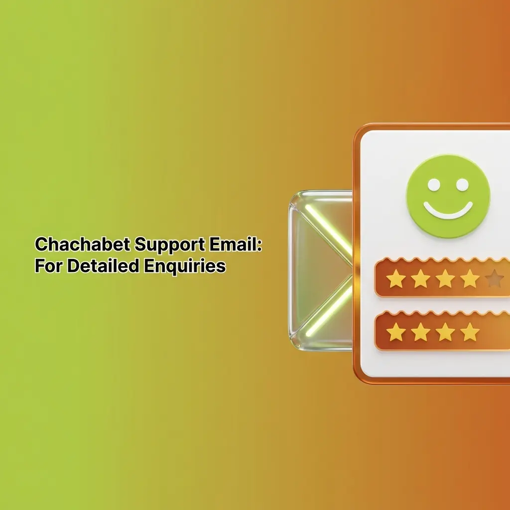 Chachabet support email address for KYC queries, complaints, and account issues with 24-hour response time