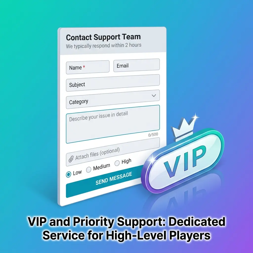 Chachabet VIP and priority support service for high-level players with dedicated account management