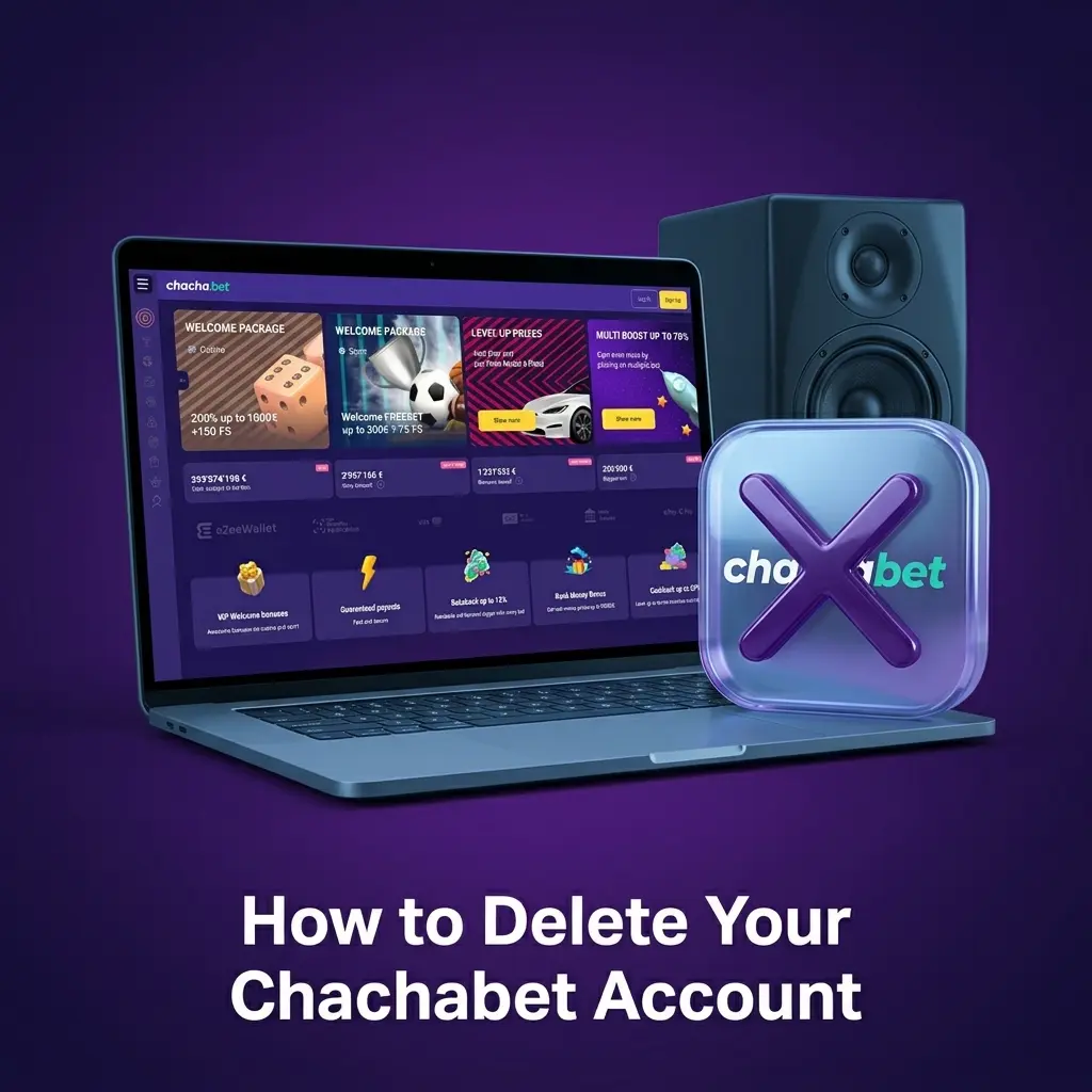 Steps to delete your Chachabet account through settings or customer support for responsible gambling or personal reasons
