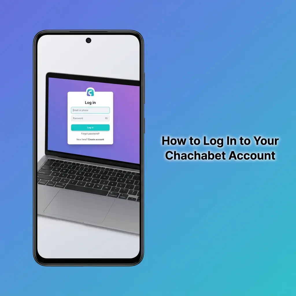 Chachabet login page with email and password fields for secure account access and betting dashboard entry