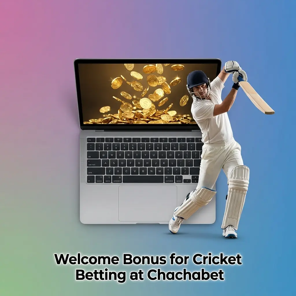 Chachabet welcome bonus up to EUR 10,000 plus 800 free spins for new players on cricket betting deposits